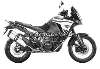 1290 SUPER ADVENTURE R 2017-B1 / UNGEDROSSELT V-MAX 250 km/h
